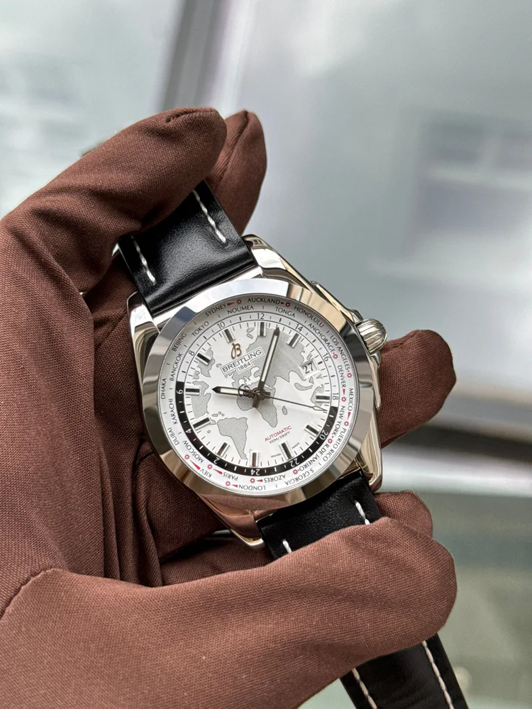 Breitling Galactic Unitime box and papers